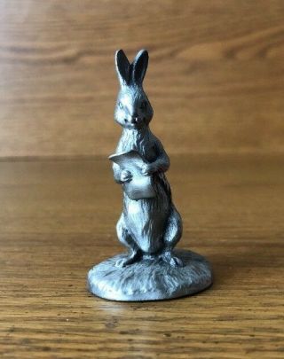 Hudson Classic Winnie - The - Pooh Fine Pewter Figurine - Rabbit 4316 Disney Usa