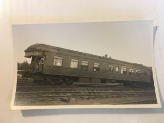 Vintage Photo Boston & Maine Railroad Train Car 777