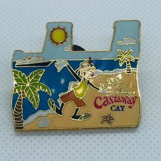 Disney Castaway Cay Goofy Puzzle Pin Cruise Line Limited Release 2008