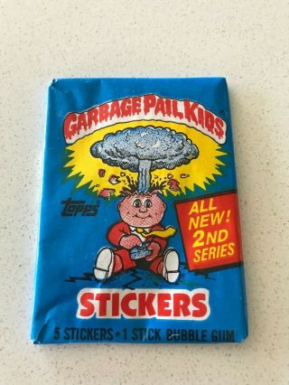 1985 Garbage Pail Kids Usa 2nd Series 1 Pack 3 Of 4