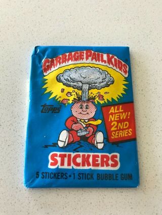 1985 Garbage Pail Kids Usa 2nd Series 1 Pack 2 Of 4