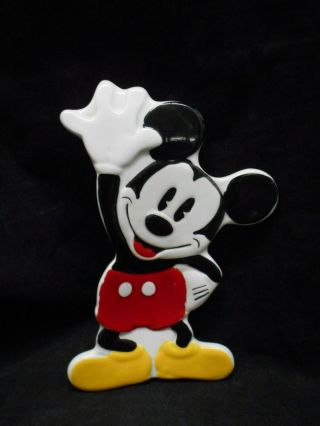Disney Treasure Craft Mickey Mouse 7 1/4 " Spoon Rest Collectible Kitchen Decor