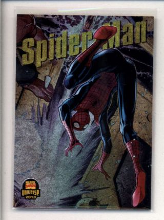 Spider - Man 2013 Marvel Fleer Retro 18 Limited Edition Power Blast Ak4590
