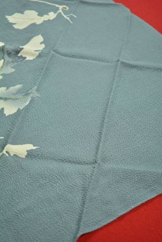 XR63/260 Vintage Japanese Fabric Silk Antique Indigo Blue FUROSHIKI Chirimen 26 