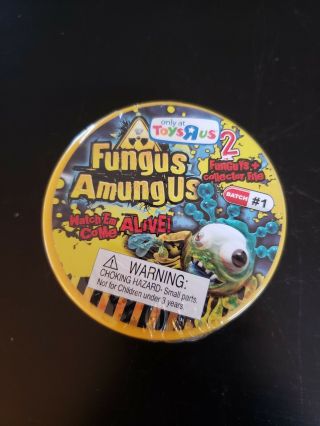 Fungus Amungus Toys R Us Vac Pack Batch 1 Petri Dish Funguys & Collector File