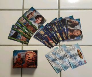 Star Wars Evolution 2001 Topps Complete Foil Card Set,  A 123467891011 & B 12578