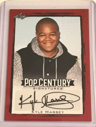 2017 Leaf Pop Century Signatures Kyle Massey Auto 5/5