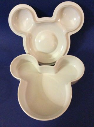 Walt Disney World Mickey Mouse Ceramic Baking Dish Casserole with Lid 4