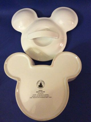 Walt Disney World Mickey Mouse Ceramic Baking Dish Casserole with Lid 5
