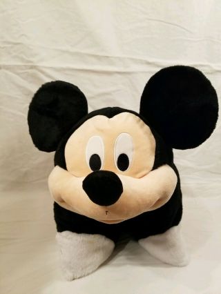 Rare Disney Parks Mickey Mouse 20 " Plush Pillow Pet Authentic