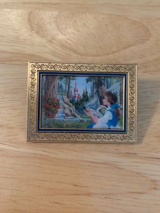 Disney Acme Hot Art Limited Release Pin Belle Beauty And The Beast Real Castle