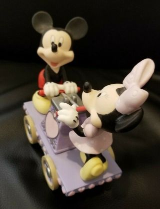 Precious Moments Disney Together We Can Do Anything Mickey Minnie Figurine EUC 2