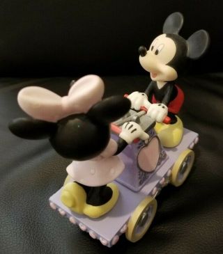 Precious Moments Disney Together We Can Do Anything Mickey Minnie Figurine EUC 3