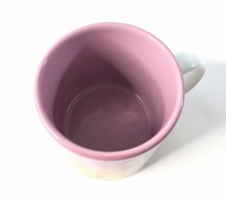 Walt Disney Mary Poppins Retired Vintage Pink Coffee Tea Mug Disneyland Japan 4