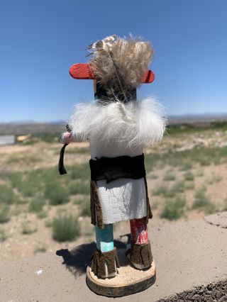 Vintage Kachina Roadrunner Doll Arizona Navajo Signed by Artist Snow Handmade 8
