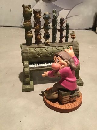 Wdcc Snow White And The Seven Dwarfs - Grumpy And Pipe Organ “humph”