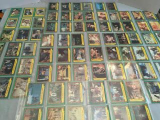 1981 Indiana Jones Raiders Of The Lost Ark Topps Cards Complete 88 Card Set