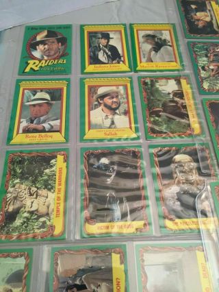 1981 Indiana Jones RAIDERS OF THE LOST ARK Topps Cards Complete 88 card set 2