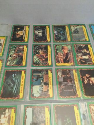1981 Indiana Jones RAIDERS OF THE LOST ARK Topps Cards Complete 88 card set 3