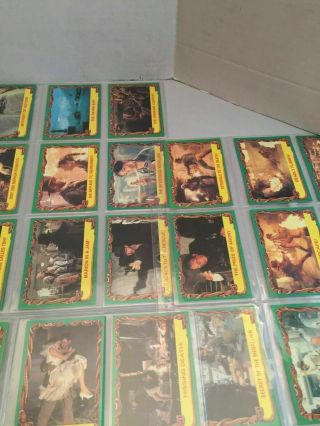 1981 Indiana Jones RAIDERS OF THE LOST ARK Topps Cards Complete 88 card set 4