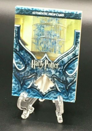 Harry Potter Authentic Prop Material Card Chamber Of Secrets Ed 106/310