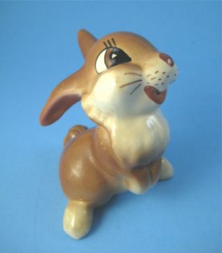 Vintage Disney Bambi Thumper Figurine Evan K.  Shaw American Pottery Rabbit