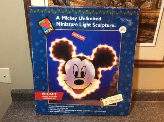 Mr.  Christmas A Mickey Unlimited Miniature Light Sculpture 24 " X 25 "
