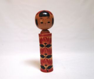 Japanese Vintage Kokeshi Doll :signed " Yukio " 9.  6inc（24.  5cm）