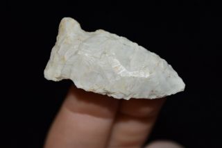 1 3/4 " Authentic Arrowhead Found By Brandon Devore Timewell Brown Co Il D5 13