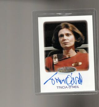 2017 Woman Of Star Trek 50th Anniversary Tricia O,  Neil Autographed Card