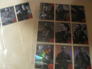 Sons Of Anarchy Season 1 - 3 Foil Character Biographies Set Of 11