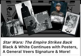 Topps Star Wars Card Trader Esb Wave 6 Black & White Story Set W/ All 3 Awards