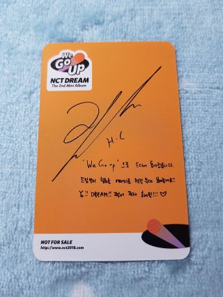 NCT DREAM 2nd Mini Album We Go Up Haechan Type - A Photo Card Official K - POP (70 (30 2