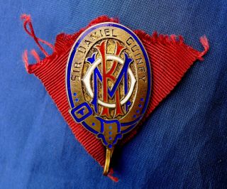 Order Of The Knights Of Malta Badge; Named: Sir Daniel Guiney Silver Gilt/enamel