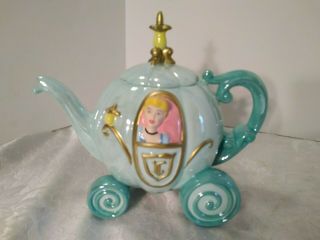 Disney Cinderella Coach Teapot,  Ceramic