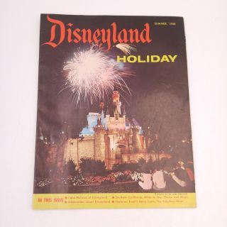 Vintage 1958 Summer Periodical Disneyland Holiday