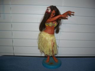 Vintage Aloha Hawaii Hawaiian Dancing Hula Girl Doll 11 "