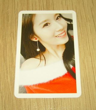Twice 3rd Mini Album Coaster Lane1 Christmas Base Sana Photo Card Official
