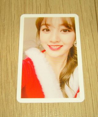 Twice 3rd Mini Album Coaster Lane1 Christmas Base Jihyo Photo Card Official