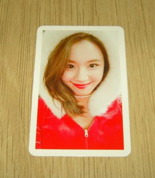 Twice 3rd Mini Album Coaster Lane1 Christmas Base Chaeyoung Photo Card Official