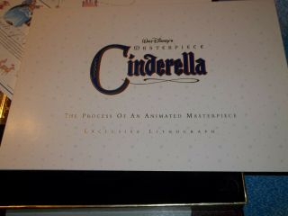 Walt Disney ' s Masterpiece CINDERELLA Exclusive Deluxe Video VHS Edition 2
