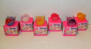 My Little Pony Fashems Stackems Series 1 Crystal Set Of (6) Loose As Pictured