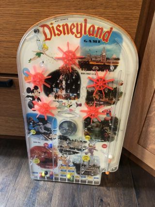 Vintage Walt Disney Disneyland Pinball Game 1960 