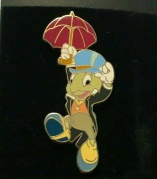 Jiminy Cricket Pinocchio Flying With Umbrella Float Disney Pin 46121