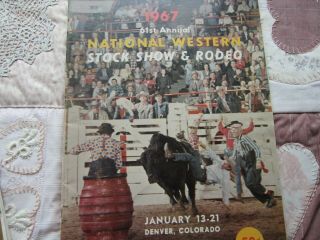 1967 61st Annual National Western Stock Show & Rodeo.