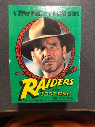 Approx 113 1981 Raiders Of The Lost Ark Cards.  Not A Complete Set.  Several Doub