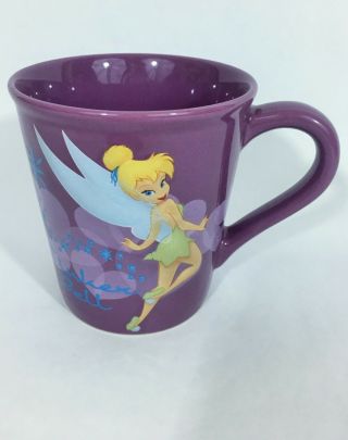 Disney Store Exclusive Fairies Tinker Bell 3d Embossed Coffee Tea Mug Cup 16oz