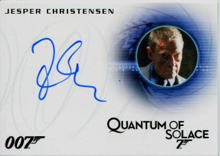 James Bond Archives 2015 Autograph A262 Jesper Christensen