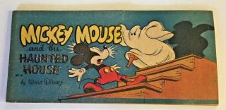 Vintage 1947 Mickey Mouse & Hunted House Cereal Comic Walt Disney Cheerios Mail