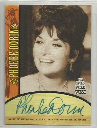1998 Wild,  Wild West: Season 1 Phoebe Dorin " Autograph Card " A6 As Antoinette